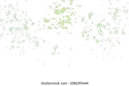 Light Green vector cover with long lines. Glitter abstract illustration with colored sticks. The pattern can be used for busines ad, booklets, leaflets
