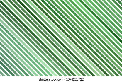 Light Green vector cover with long lines. Shining colored illustration with narrow lines. The template can be used as a background.