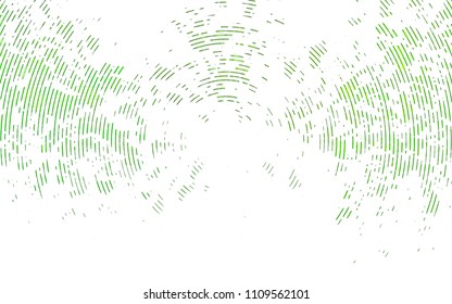 Light Green vector cover with long lines. Decorative shining illustration with lines on abstract template. Smart design for your business advert.
