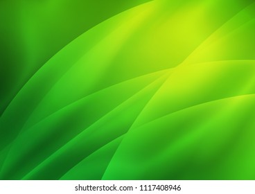 Light Green vector cover with long lines. Blurred decorative design in simple style with lines. The pattern can be used for busines ad, booklets, leaflets
