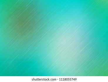 Light Green vector cover with long lines. Shining colored illustration with narrow lines. The pattern can be used for busines ad, booklets, leaflets