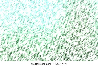 Light Green vector cover with long lines. Decorative shining illustration with lines on abstract template. The pattern can be used for busines ad, booklets, leaflets