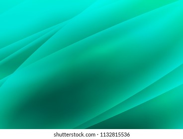 Light Green vector cover with long lines. Modern geometrical abstract illustration with staves. The pattern can be used as ads, poster, banner for commercial.