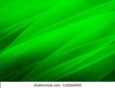 Light Green vector cover with long diagonal lines. Glitter abstract illustration with colored sticks. Best design for your ad, poster, banner.