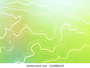 Light Green vector cover with long lines. Blurred decorative design in simple style with lines. The pattern can be used for busines ad, booklets, leaflets