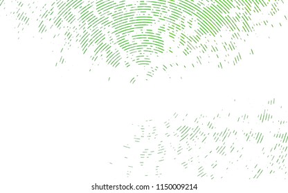 Light Green vector cover with long lines. Glitter abstract illustration with colored sticks. The pattern can be used for busines ad, booklets, leaflets