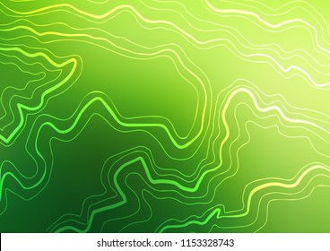 Light Green vector cover with long lines. Glitter abstract illustration with colored sticks. Best design for your ad, poster, banner.