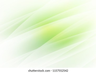 Tapa vectorial verde claro con líneas largas. Ilustración decorativa brillante con líneas sobre plantilla abstracta. El patrón puede ser usado como anuncios, afiches, banner para comerciales.