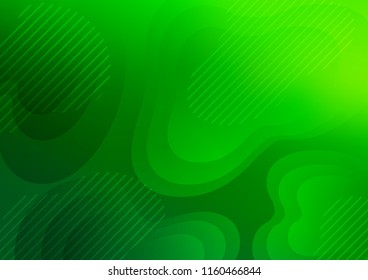 Light Green vector cover with long lines. Shining colored illustration with narrow lines. The pattern can be used for busines ad, booklets, leaflets