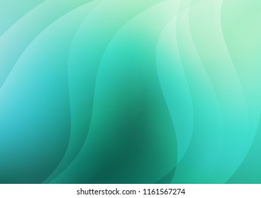 Light Green vector cover with long lines. Shining colored illustration with narrow lines. Smart design for your business advert.