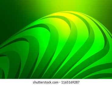 Light Green vector cover with long lines. Glitter abstract illustration with colored sticks. Best design for your ad, poster, banner.