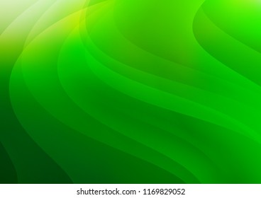 Light Green vector cover with long lines. Blurred decorative design in simple style with lines. The pattern can be used for busines ad, booklets, leaflets