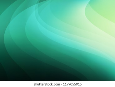 Light Green vector cover with long lines. Blurred decorative design in simple style with lines. The pattern can be used as ads, poster, banner for commercial.