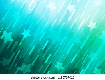 Light Green vector cover with long lines. Blurred decorative design in simple style with lines. The template can be used as a background.