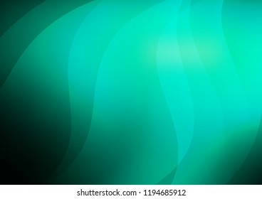 Light Green vector cover with long lines. Glitter abstract illustration with colored sticks. The pattern can be used for websites.