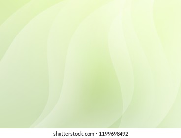 Light Green vector cover with long lines. Lines on blurred abstract background with gradient. The template can be used as a background.