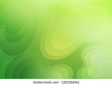 Light Green vector cover with long lines. Glitter abstract illustration with colored sticks. The pattern can be used as ads, poster, banner for commercial.