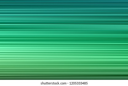 Light Green vector cover with long lines. Modern geometrical abstract illustration with staves. The template can be used as a background.