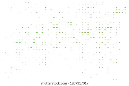 Light Green vector cover with long lines. Modern geometrical abstract illustration with staves. The pattern can be used as ads, poster, banner for commercial.