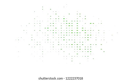 Light Green vector cover with long lines. Glitter abstract illustration with colored sticks. The pattern can be used for busines ad, booklets, leaflets