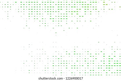 Light Green vector cover with long lines. Glitter abstract illustration with colored sticks. The pattern can be used as ads, poster, banner for commercial.