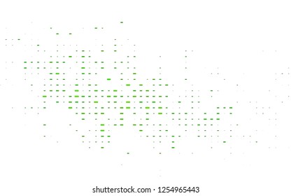 Light Green vector cover with long lines. Decorative shining illustration with lines on abstract template. The pattern can be used for busines ad, booklets, leaflets