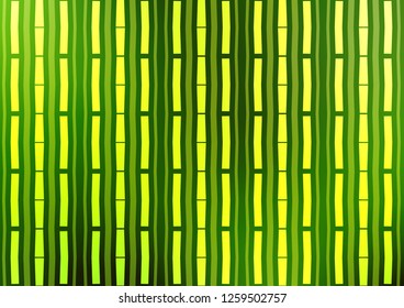 Light Green vector cover with long lines. Glitter abstract illustration with colored sticks. The pattern can be used for busines ad, booklets, leaflets