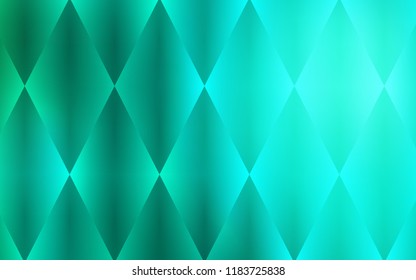Light Green vector cover in polygonal style. Beautiful illustration with rectangles and squares. Pattern for commercials.