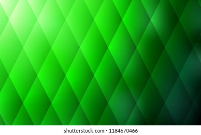 Light Green vector cover in polygonal style. Illustration with set of colorful rectangles. Modern template for your landing page.