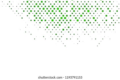 Light Green vector cover in polygonal style. Beautiful illustration with rectangles and squares. Pattern for busines ad, booklets, leaflets