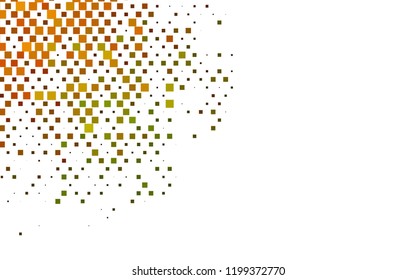 Light Green vector cover in polygonal style. Rectangles on abstract background with colorful gradient. Pattern can be used for websites.