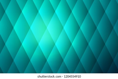 Light Green vector cover in polygonal style. Illustration with set of colorful rectangles. Best design for your ad, poster, banner.