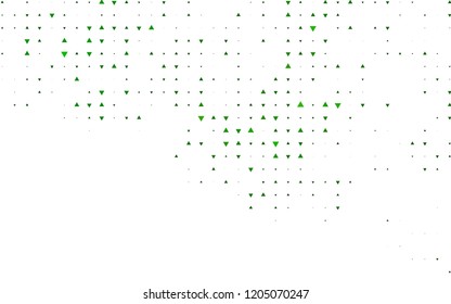 Light Green vector cover in polygonal style. Glitter abstract illustration with triangular shapes. Pattern for busines ad, booklets, leaflets