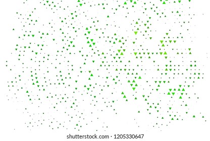 Light Green vector cover in polygonal style. Abstract gradient illustration with triangles. Pattern for busines ad, booklets, leaflets