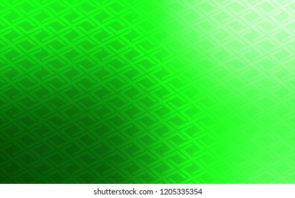 Light Green vector cover in polygonal style. Illustration with set of colorful rectangles. Modern template for your landing page.