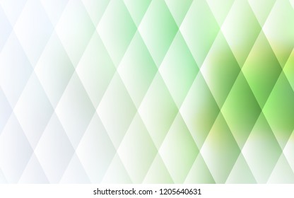 Light Green vector cover in polygonal style. Abstract gradient illustration with rectangles. Pattern for commercials.