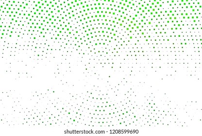 Light Green vector cover in polygonal style. Glitter abstract illustration with rectangular shapes. The template can be used as a background.