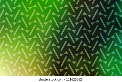 Light Green vector cover with polygonal style. Modern abstract illustration with colorful triangles. Modern template for landing page.