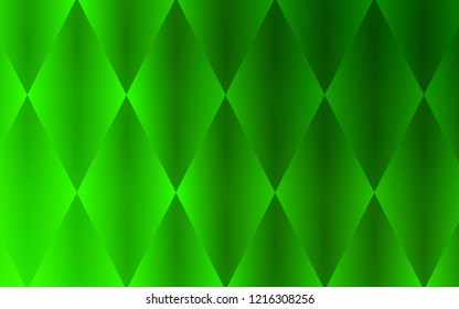 Light Green vector cover in polygonal style. Modern abstract illustration with colorful rectangles. Modern template for your landing page.