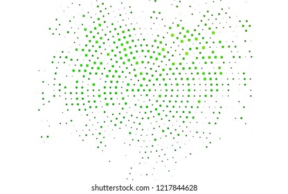 Light Green vector cover in polygonal style. Beautiful illustration with rectangles and squares. Pattern can be used for websites.