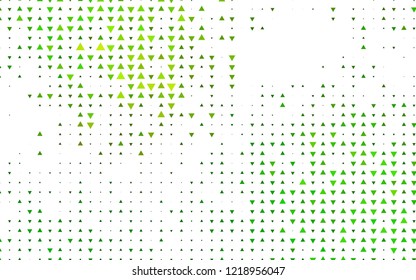 Light Green vector cover in polygonal style. Beautiful illustration with triangles in nature style. Pattern for busines ad, booklets, leaflets
