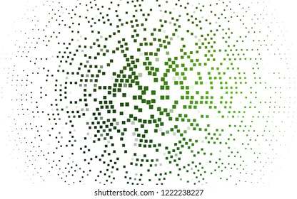 Light Green vector cover in polygonal style. Abstract gradient illustration with rectangles. Best design for your ad, poster, banner.