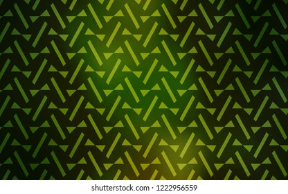Light Green vector cover with polygonal style. Illustration with set of colorful triangles, lines. Best design for poster, banner.