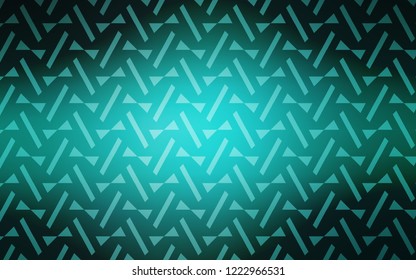 Light Green vector cover with polygonal style. Decorative design in abstract style with triangles. Pattern for booklets, leaflets