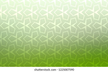 Light Green vector cover in polygonal style. Abstract gradient illustration with rectangles. The template can be used as a background.