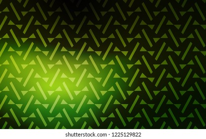 Light Green vector cover with polygonal style. Glitter abstract illustration with triangular shapes. Pattern for booklets, leaflets
