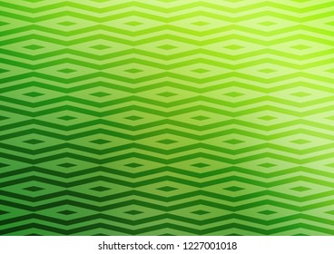 Light Green vector cover in polygonal style. Glitter abstract illustration with triangular shapes. Template for wallpapers.