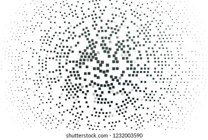 Light Green vector cover in polygonal style. Glitter abstract illustration with rectangular shapes. The template can be used as a background.