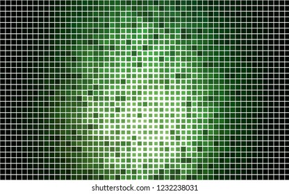 Light Green vector cover in polygonal style. Glitter abstract illustration with rectangular shapes. Modern template for your landing page.