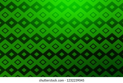 Light Green vector cover in polygonal style. Illustration with set of colorful rectangles. Pattern for commercials.